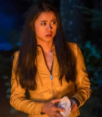 Georgia Fan Nancy Drew Yellow Leather Jacket
