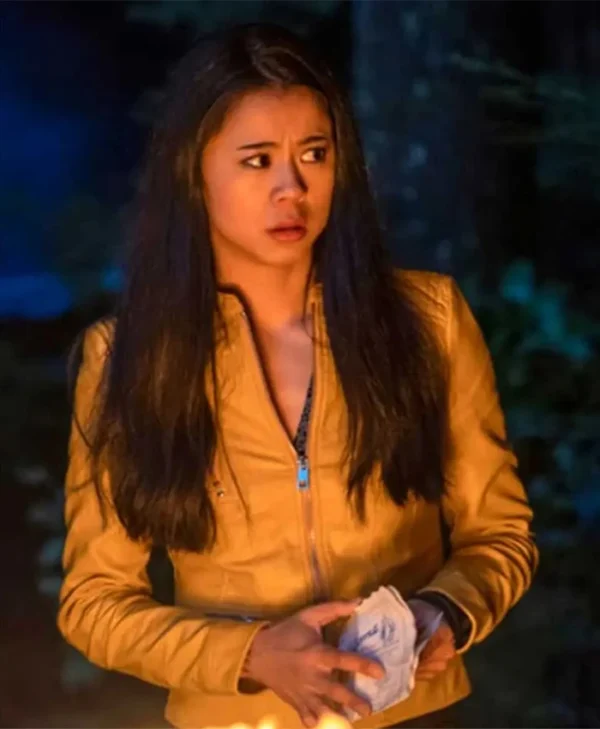 Georgia Fan Nancy Drew Yellow Leather Jacket