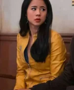 Georgia Fan Nancy Drew Yellow Leather Jacket