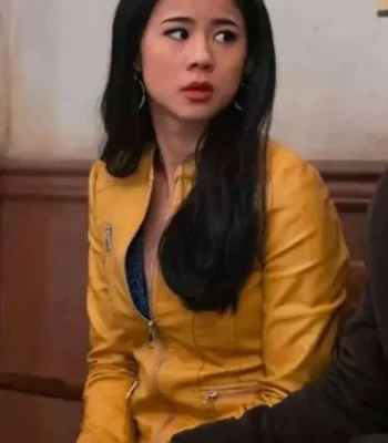 Georgia Fan Nancy Drew Yellow Leather Jacket