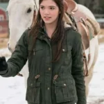 Georgie Heartland TV Series Green Hooded Jacket