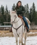 Georgie Heartland TV Series Green Hooded Jacket