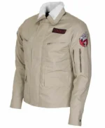 Ghostbusters Brown Cotton Jacket With Logo
