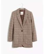 Ghosts S01 Rose McIver Grey Checked Blazer