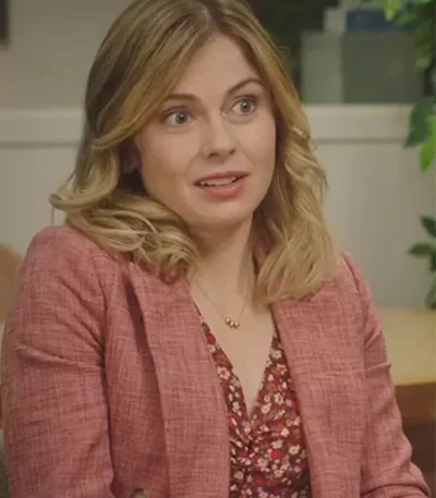 Ghosts S01 Rose McIver Pink Blazer