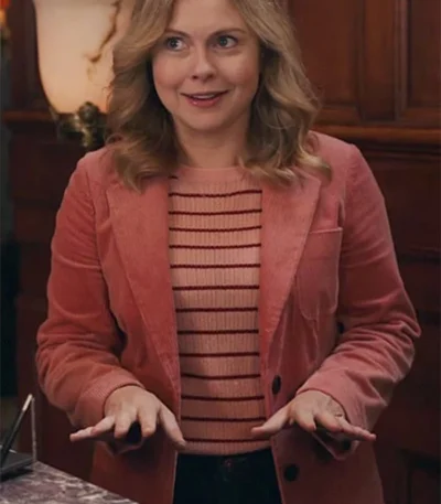 Ghosts S01 Rose McIver Pink Blazer