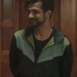 Ghosts S01 Utkarsh Ambudkar Green Colorblock Track Jacket