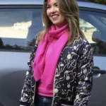Ghosts S02 Nichole Sakura Floral Bomber Jacket