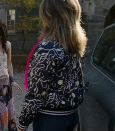 Ghosts S02 Nichole Sakura Floral Bomber Jacket