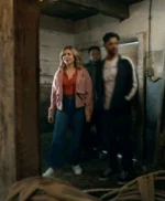 Ghosts S02 Rose McIver Pink Hooded Jacket