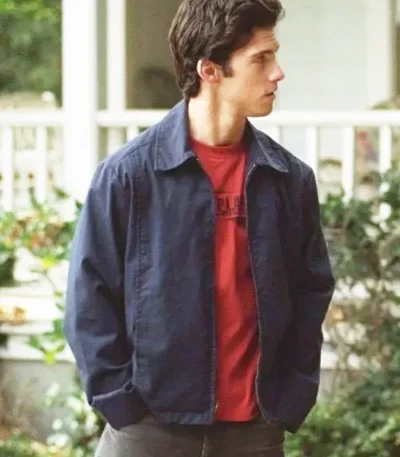 Gilmore Girls Jess Mariano Blue Cotton Jacket