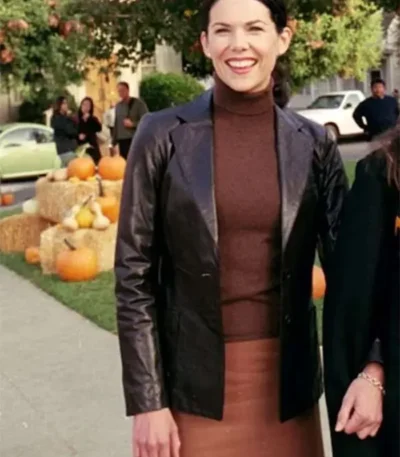 Gilmore Girls Lorelai Gilmore Leather Blazer