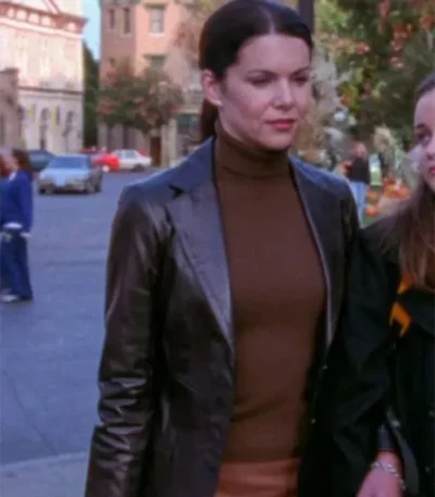 Gilmore Girls Lorelai Gilmore Leather Blazer