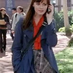 Gilmore Girls S03 Alexis Bledel Blue Trench Coat
