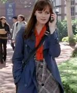 Gilmore Girls S03 Alexis Bledel Blue Trench Coat