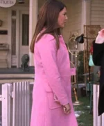 Gilmore Girls S04 Lauren Graham Pink Long Coat