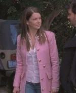 Gilmore Girls S04 Lauren Graham Pink Long Coat