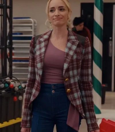 Ginny & Georgia Miller Checked Blazer