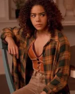 Ginny & Georgia S02 Antonia Gentry Plaid Shirt