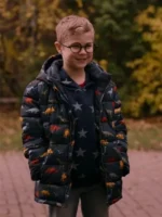 Ginny & Georgia S02 Austin Miller Dinosaur Puffer Jacket
