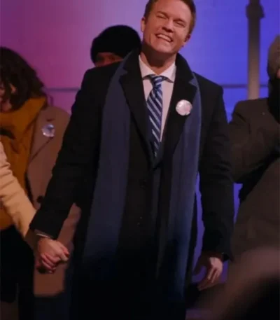 Ginny and Georgia Mayor Black Wool Coat