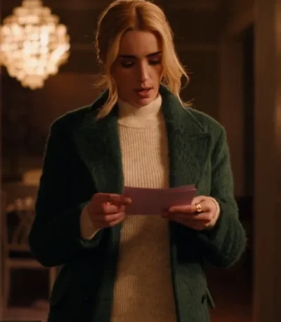 Ginny and Georgia Miller Wool Green Coat