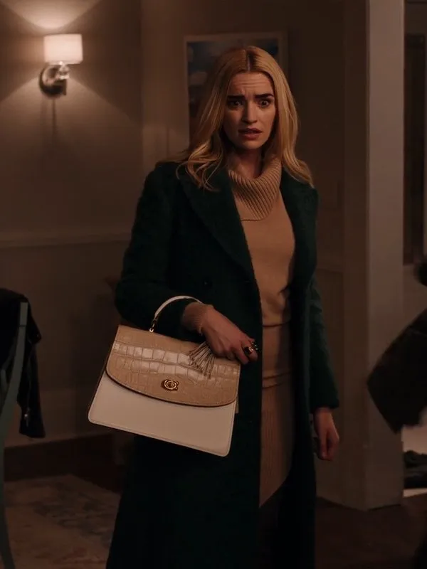 Ginny and Georgia Miller Wool Green Coat Ginny and Georgia Miller Wool Green Coat