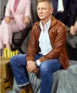 Glass Onion: A Knives Out Mystery Benoit Blanc Leather Jacket