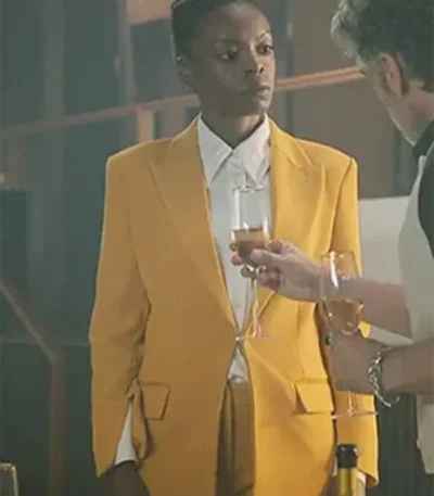 Godeliv Van den Brandt Elite Yellow Blazer