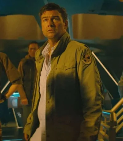 Godzilla King of the Monsters Mark Russell Green Jacket