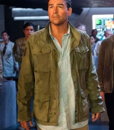 Godzilla King of the Monsters Mark Russell Green Jacket