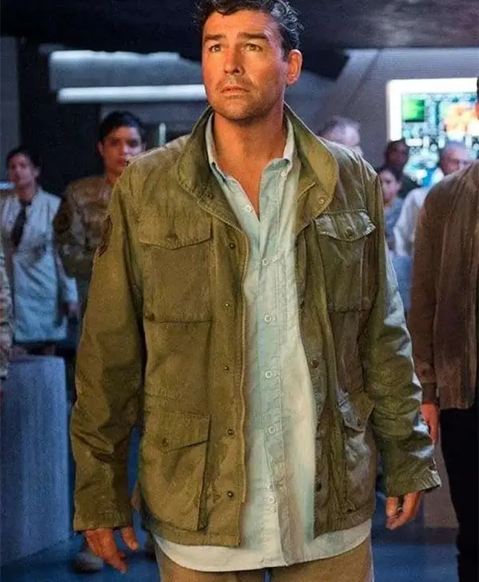 Godzilla King of the Monsters Mark Russell Green Jacket Godzilla King of the Monsters Mark Russell Green Jacket