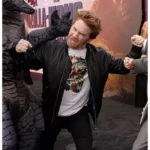Godzilla X Kong Seth Green Black Bomber Jacket