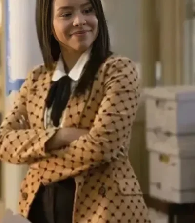 Good Trouble S05 Mariana Adams Foster Beige Blazer