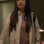 Good Trouble Sherry Cola White Jacket