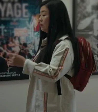 Good Trouble Sherry Cola White Jacket