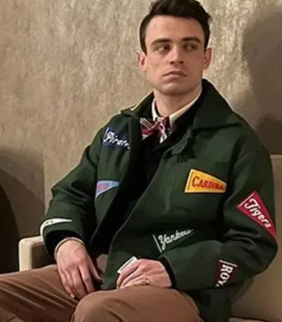Gossip Girl 2022 Thomas Doherty Green Jacket