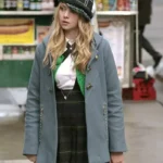 Gossip Girl Jenny Humphrey Grey Coat