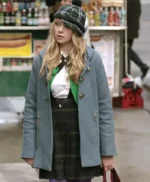 Gossip Girl Jenny Humphrey Grey Coat