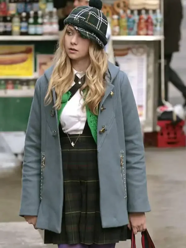 Gossip Girl Jenny Humphrey Grey Coat