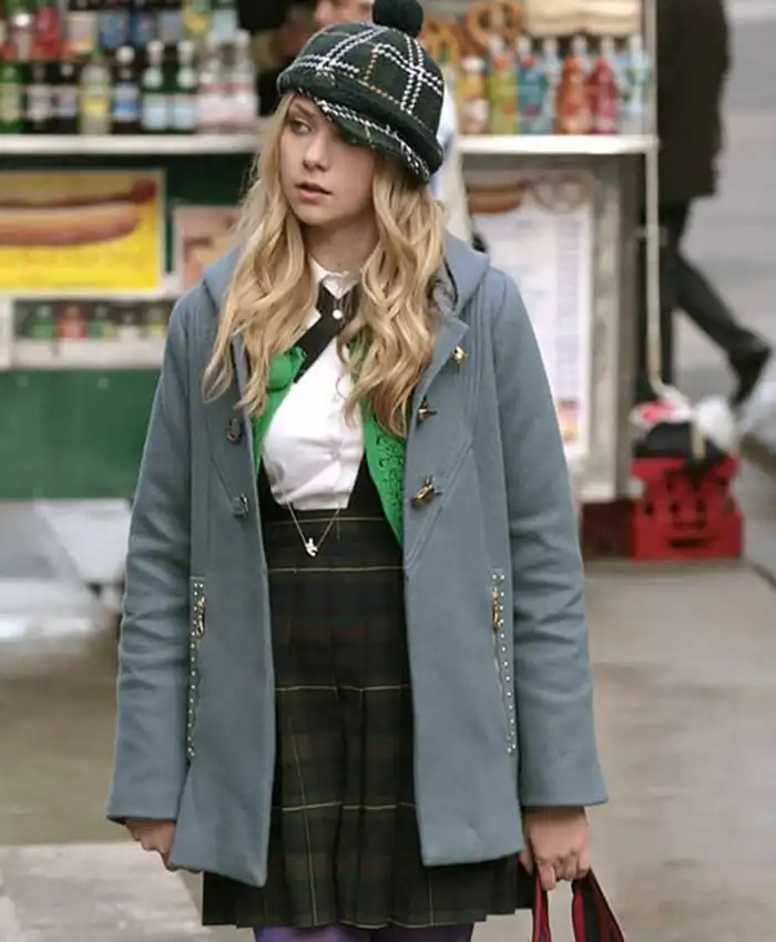 Gossip Girl Jenny Humphrey Grey Coat Gossip Girl Jenny Humphrey Grey Coat