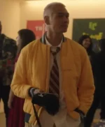Gossip Girl Reboot S02 Akeno Menzies Yellow Bomber Jacket