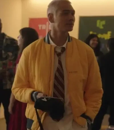 Gossip Girl Reboot S02 Akeno Menzies Yellow Bomber Jacket