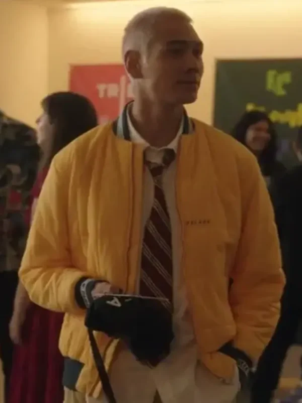 Gossip Girl Reboot S02 Akeno Menzies Yellow Bomber Jacket