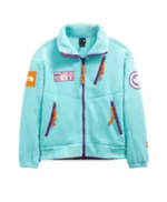 Gossip Girl S02 Evan Mock Turquoise Fleece Jacket