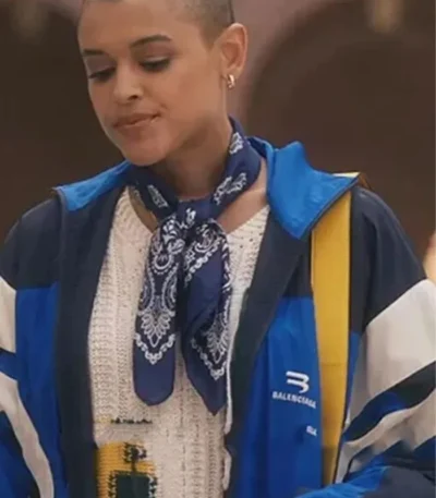 Gossip Girl S02 Jordan Alexander Blue Color-Block Jacket