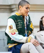 Gossip Girl S02 Jordan Alexander Green Varsity Jacket