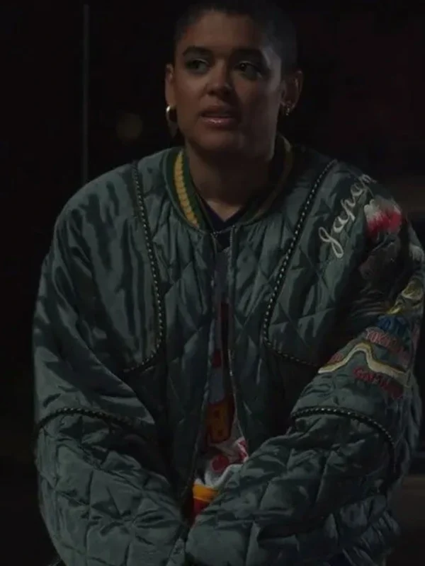 Gossip Girl S02 Jordan Alexander Quilted Bomber Jacket
