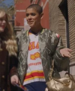 Gossip Girl S02 Jordan Alexander Quilted Bomber Jacket