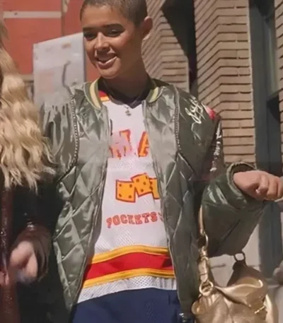 Gossip Girl S02 Jordan Alexander Quilted Bomber Jacket